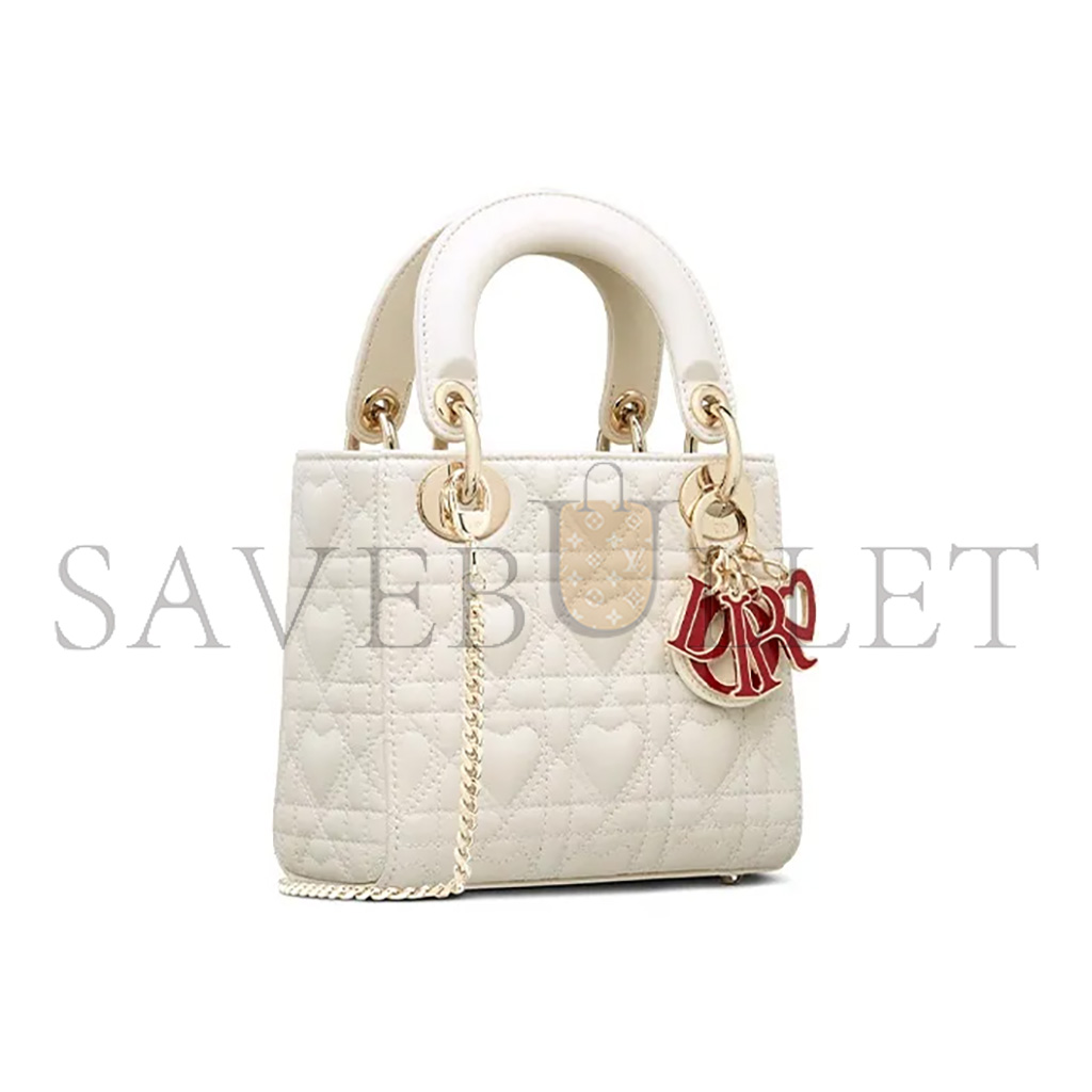 DIOR  MINI LADY AMOUR BAG  M0505OCAL_M030 (17cm*15cm*7cm)